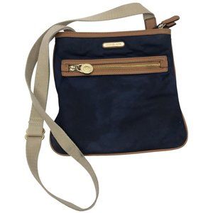 Michael Kors Navy Blue Nylon CrossBody Bag